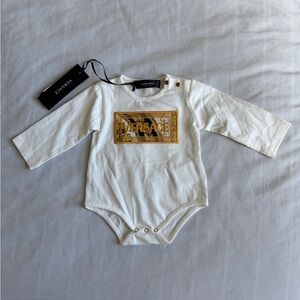 Versace baby onesie NWT